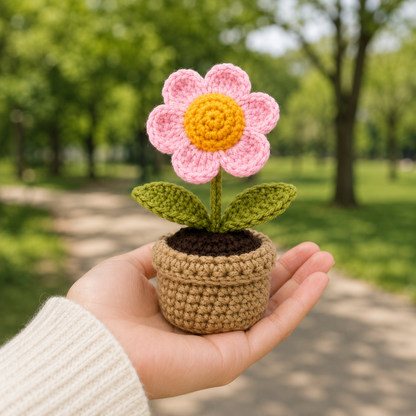 Pink Flower Pot