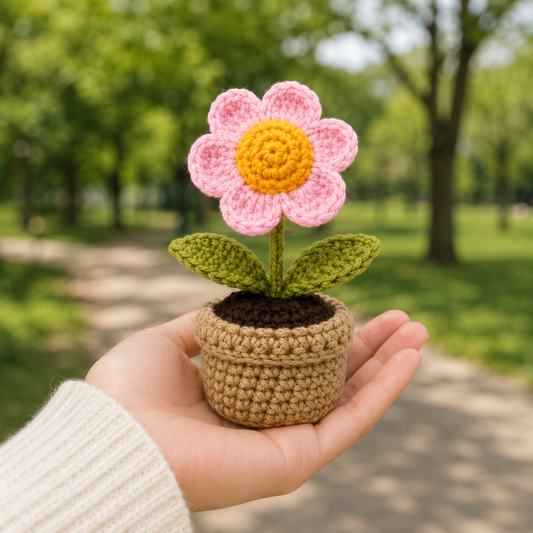 Pink Flower Pot