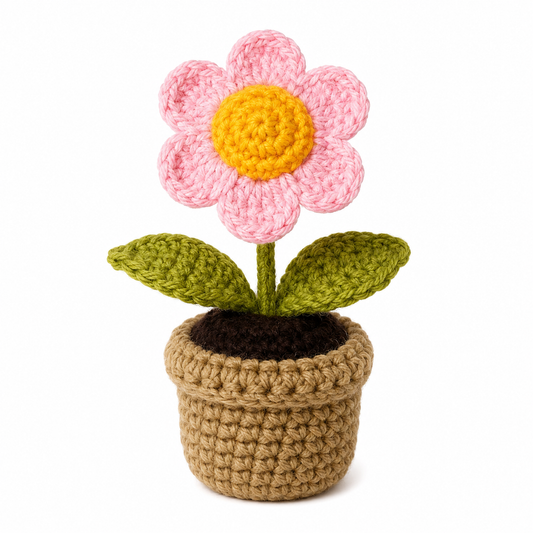 Pink Flower Pot