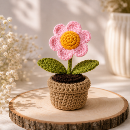 Pink Flower Pot