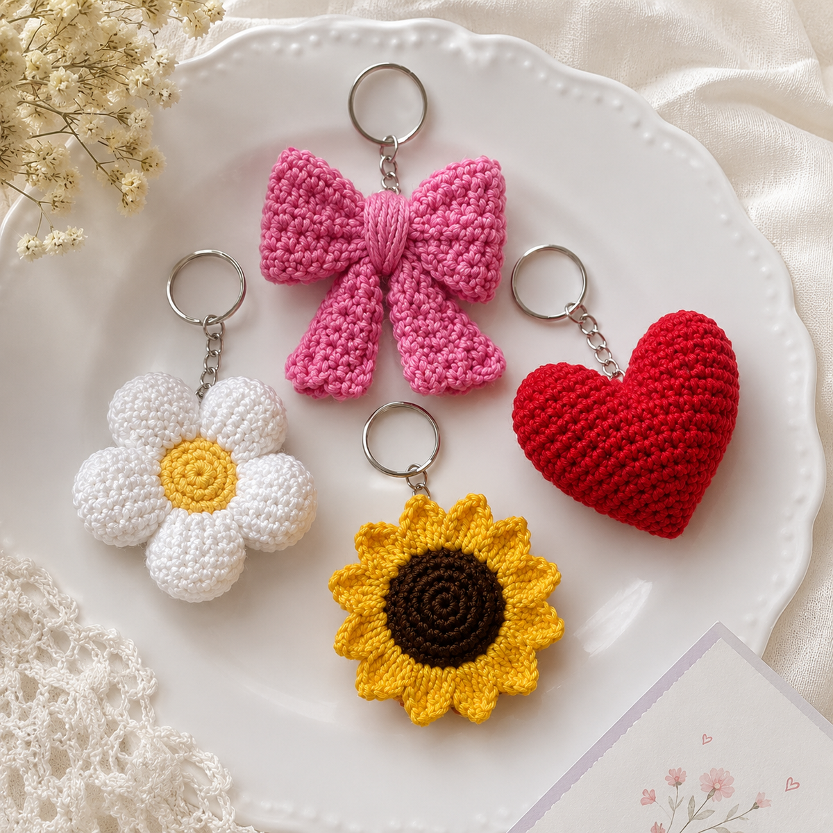 crochet keychains pack 2